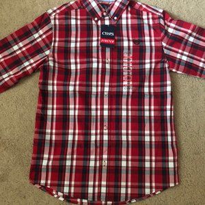 NWT - BRAND NEW - CHAPS Boys Plaid Shirt